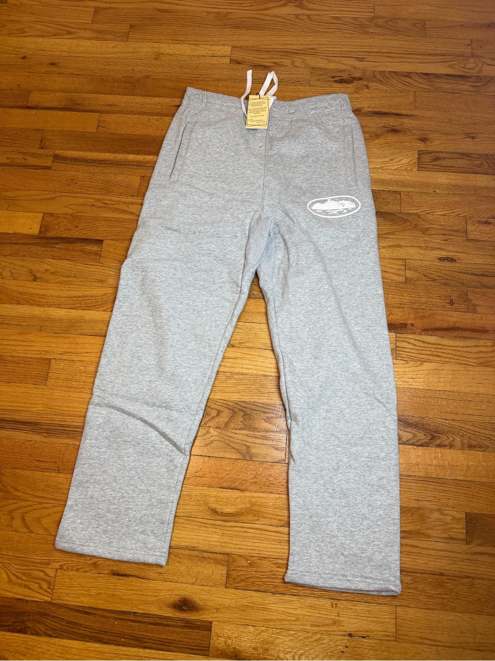 Men Heather Gray Jogger Sweatpants with Drawstring